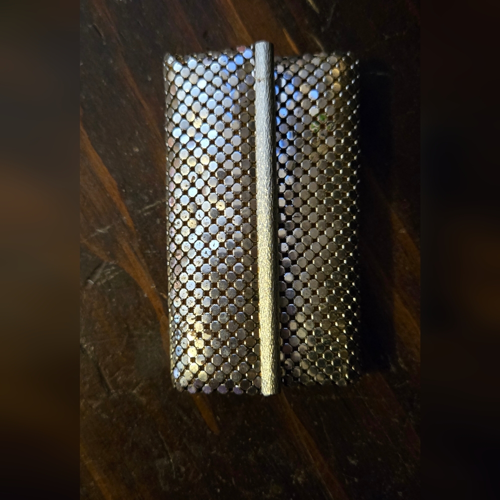 Whiting & Davis 1950’s Key Holder Metallic Mesh Mint Condition